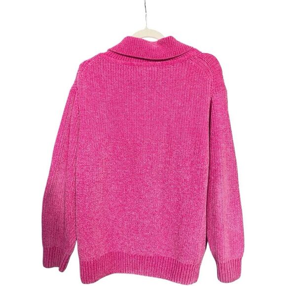 Urban Outfitters Vibrant Pink Knit Cowl Neck Sweater - Picture 6 of 14